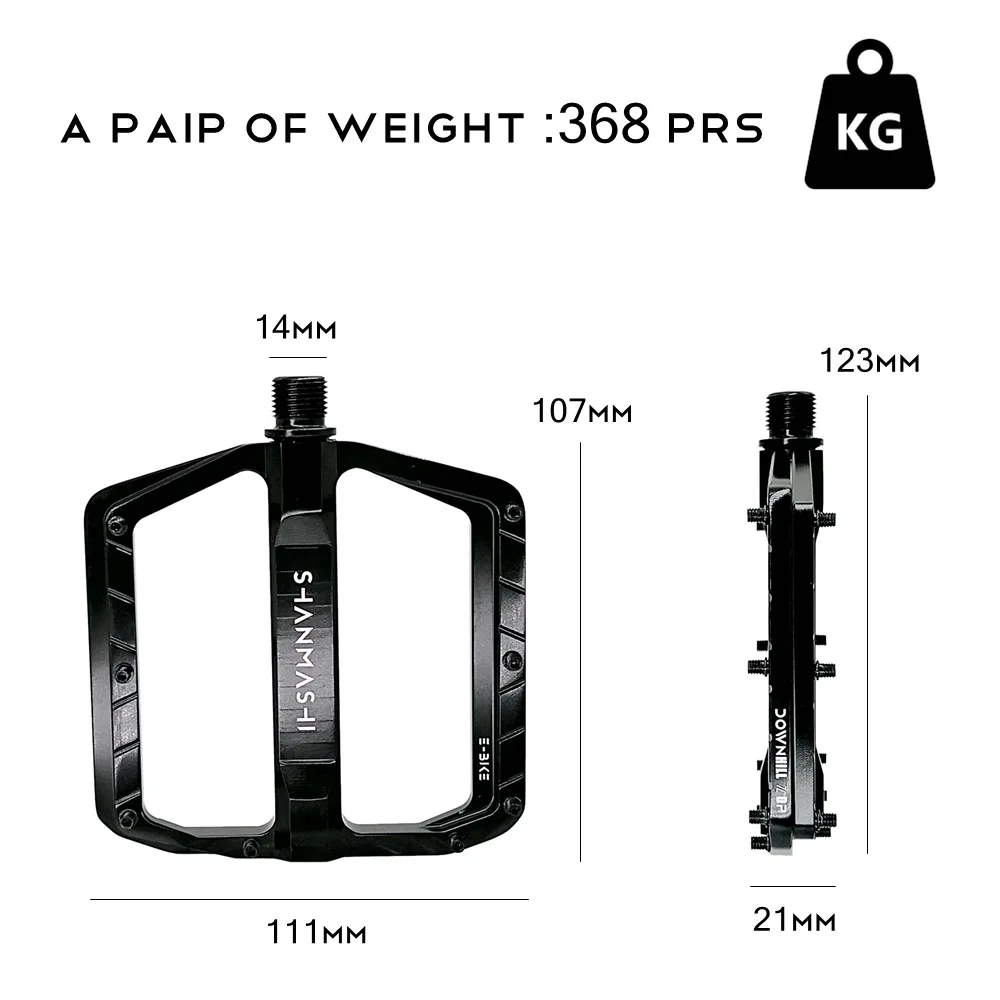 2024 Fietspedalen Ultralichte Pedalen 3 Lagers Cnc Aluminiumlegering Fiets Platte Pedalen Racefiets Fietsen Accessoires