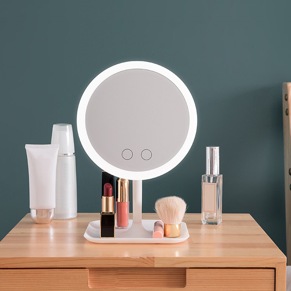 USB Adjustable Rechargeable LED Fill Light Makeup Mirror Dressing Table Lamp