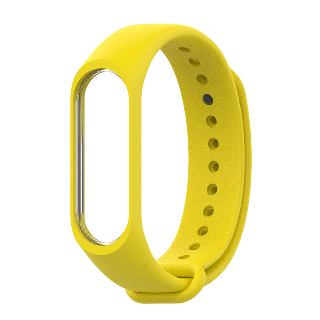 Upea värikäs ranneke rannerengas mi band 4 xiaomi mi band 3 hihna pulseira mi band 4 3 xiaomi correa mi band 4 hihna: Keltainen