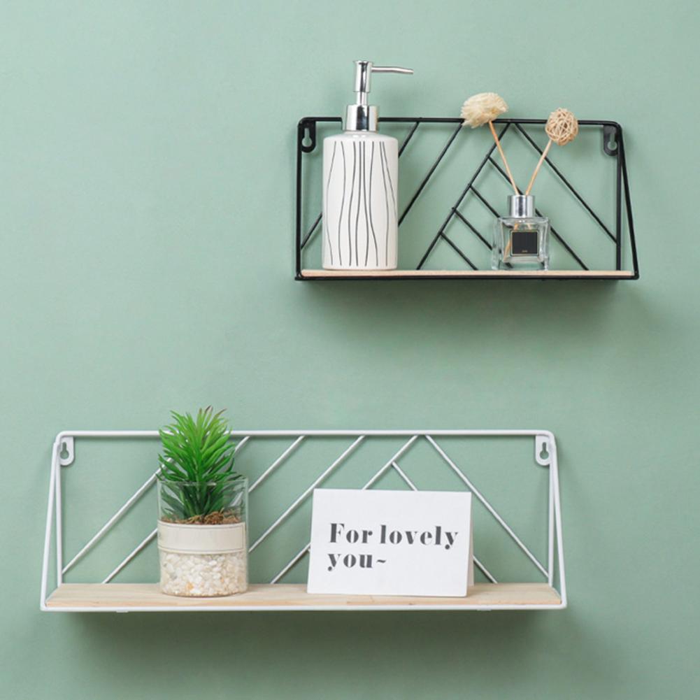 Entryway Shelf Wall Mount Load Bearing Simple Style Decorative Wall Hanging Shelf Modern Style Durable Portable for Home