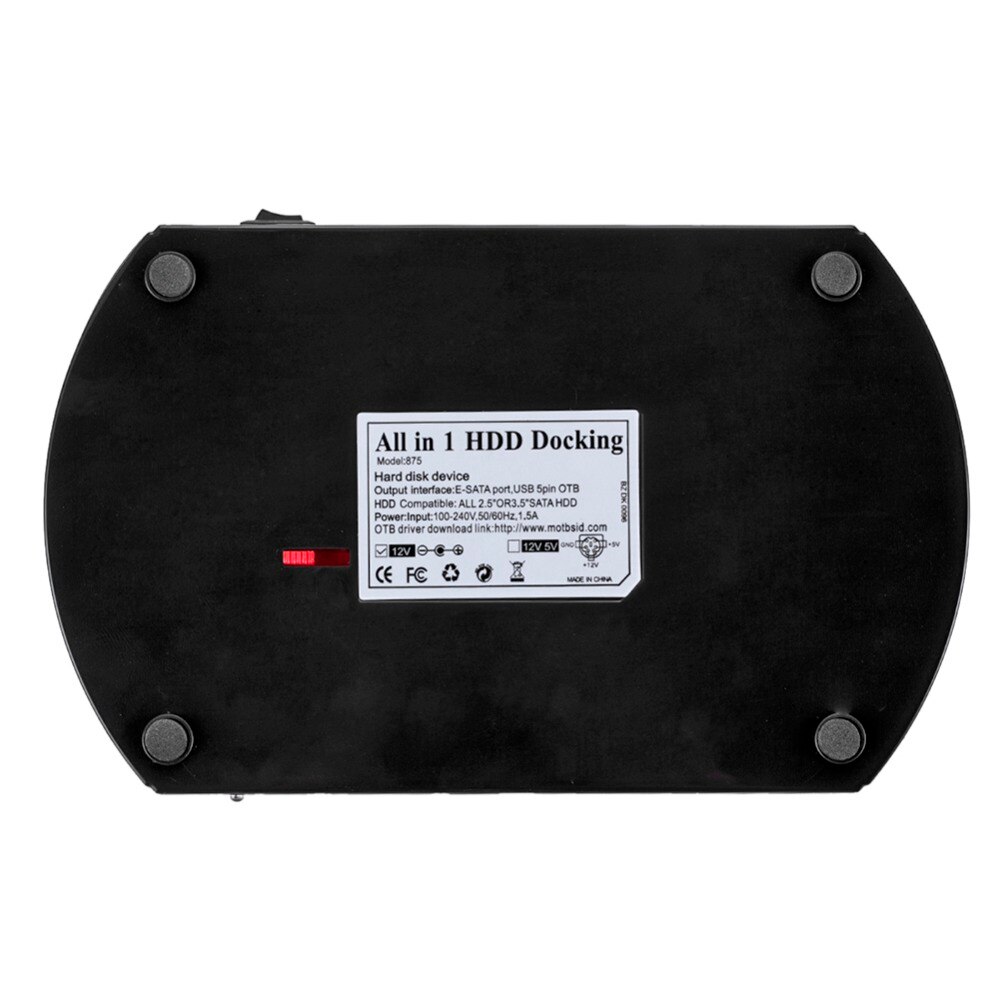 Dubbele Dock Hdd Docking Station 2.5Inch 3.5Inch Sata Ide Hub Base Hdd Enclosure Box Caddy Met Netsnoer usb Kabel