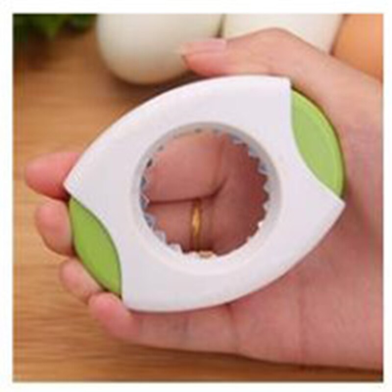 Ouvreur de coquille d&#39;œuf à la coque, outil essentiel pour la maison Gadget de cuisine fiable de: green