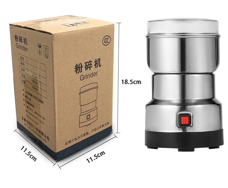 Molinillo de café eléctrico multifuncional para el hogar, máquina trituradora de granos, granos, nueces, cereales, cocina, especias, triturador de café