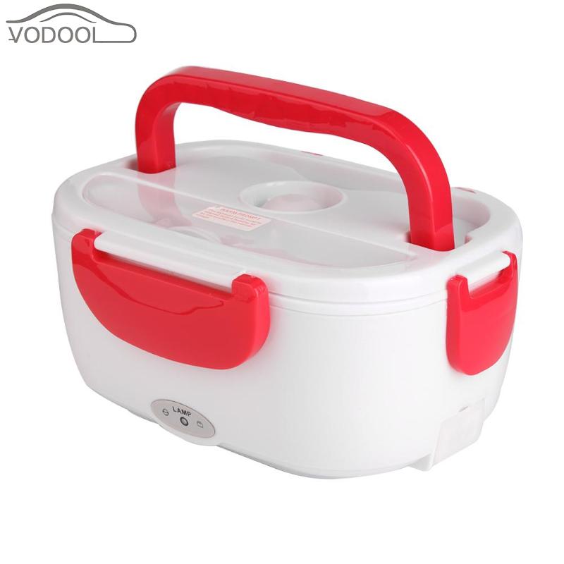 40W 12V Auto Elektrische Verwarming Lunchbox Voedsel Heater Rijst Container Auto Plug Draagbare Verwarmd Lunch Box Warmer