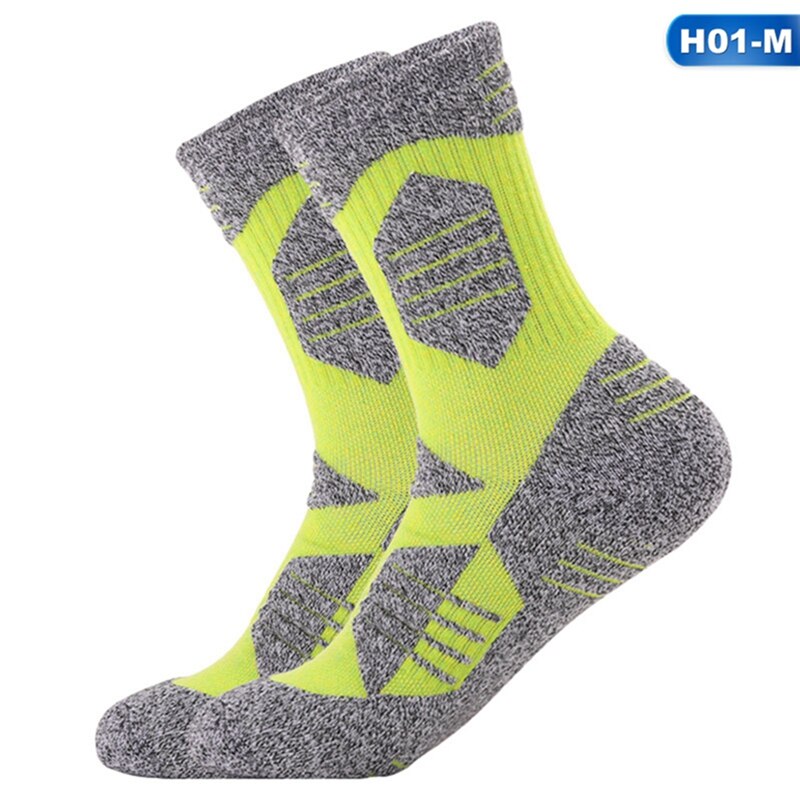 Ladies Outdoor Hiking Running Hiking Socks Mid-tube Sports Socks-pink Green Purple Orange Sky Blue Pink M(35-38)/L(39-42): H01-M