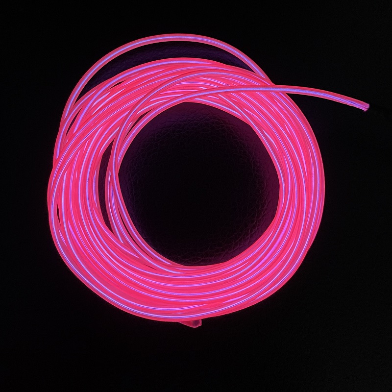 Flexibele Neon Licht 1M/3M/5M El Wire Led Neon Dance Party Sfeer Decor Lamp ropetube Waterdichte Multicolor Led Strip 3V: Crystal Blue / 0.5W