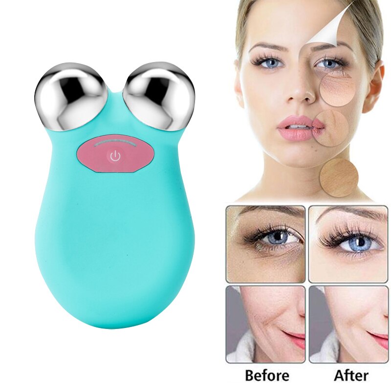 Mini Microcurrent Face Lift Machine V Shaped Lifting Face Electric Facial Massager Beauty Tighten Skin Body Shaping Relaxation