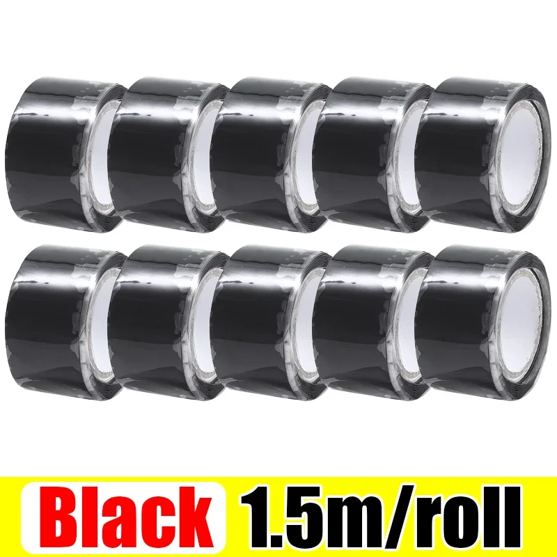 Ruban en Silicone auto-fusion 30/1.5m, bandes de réparation de fuite de tuyaux d'eau étanches, ruban d'isolation électrique pour la plomberie, cvc automobile: TRANSLUCIDE / 20M