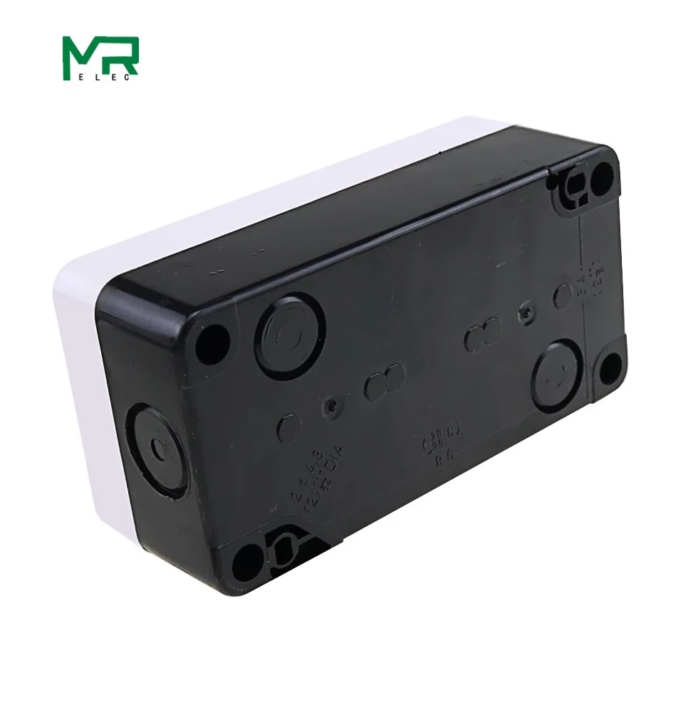 Start stop zelfsluitende waterdichte schakelaar noodstop industriële houvast control box Met pijl symbool