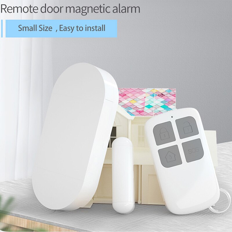 Wireless Warning Alarm Wireless Door Sensor Magnetic Sensor Burglar Security Window Sensor With Remote Controller Alarm System