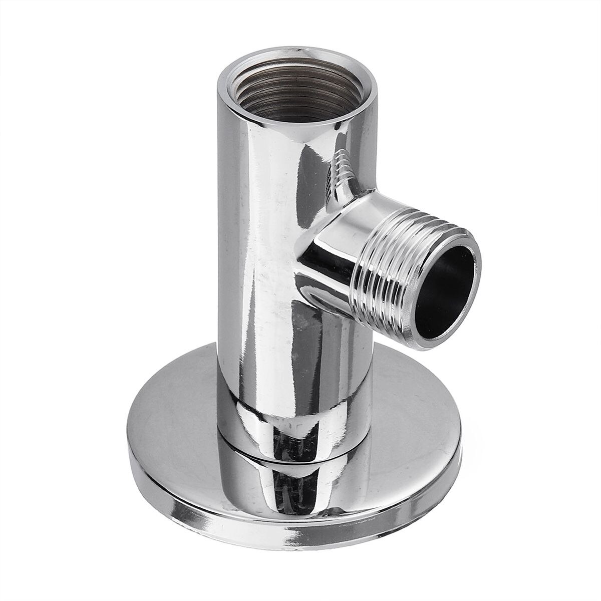 480mm 370mm Wall Mounted Shower Head Extension Arm Bottom Entry Hose Shower Extension Arm Fitting Mount Base for Home Bathroom