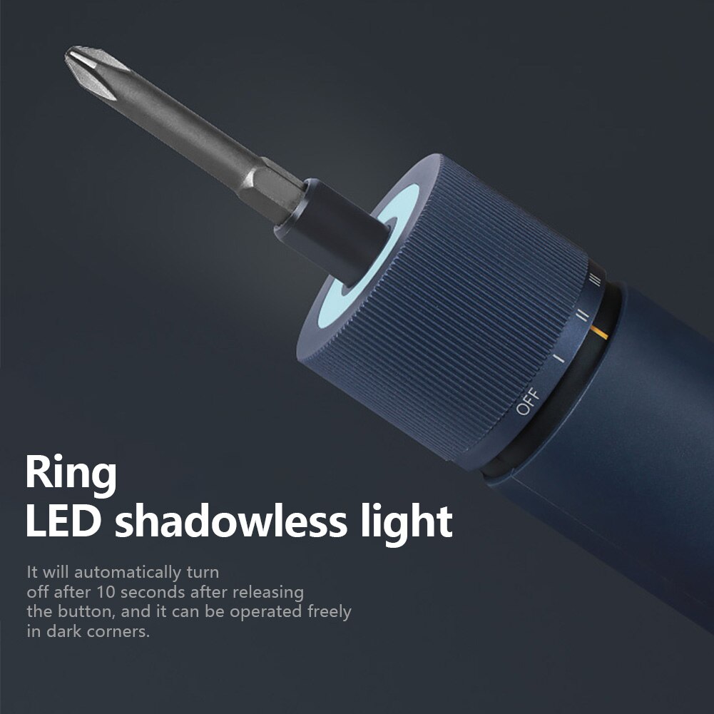 3.6V Mini Electrical Screwdriver Set, Smart Cordless Screwdrivers, Rechargeable Power Battery Screwdriver, S2 Steel 12 Bits