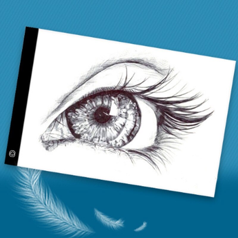 Dimmable A4 Size Led Light Pad Tablet Eye Protection Copy Board Diamond Embroidery Drawing Tablet Kids US Plug