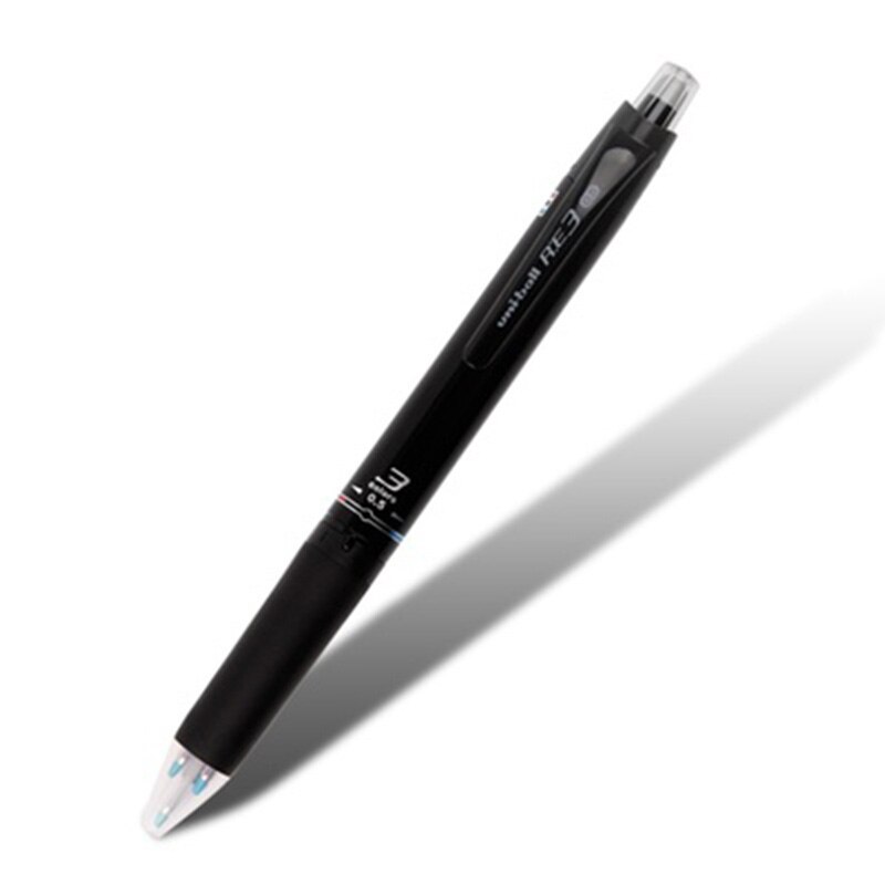 1 pièces japon UNI URE3-500/600 tricolore effaçable stylo rotatif Push Core 0.5mm limité fournitures de bureau et scolaires