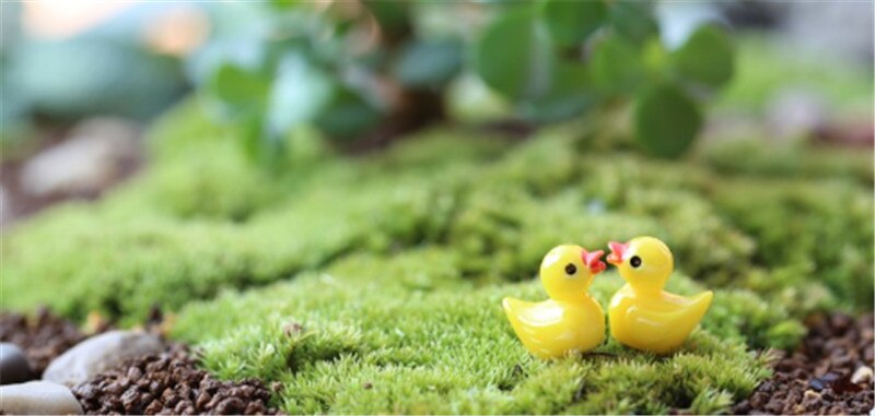 5Pcs Leuke Miniatuur Beeldje Ornamenten Voor Thuis Gele Eendjes Beeldje Miniatuur Voor Fairy Tuin Home Decoratie Accessoires