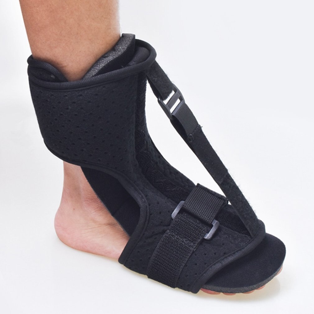 Adjustable Plantar Fasciitis Night Foot Splint Orthotic Brace Elastic Dorsal Night Splint With Massage ball For Men Women