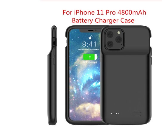 Battery Charger Case 5000mAh For iPhone 11 11 Pro 11 Pro Max Case For iPhone Xr X Xs Max 6 6s 7 8 Plus Power Bank Battery Case: Rose