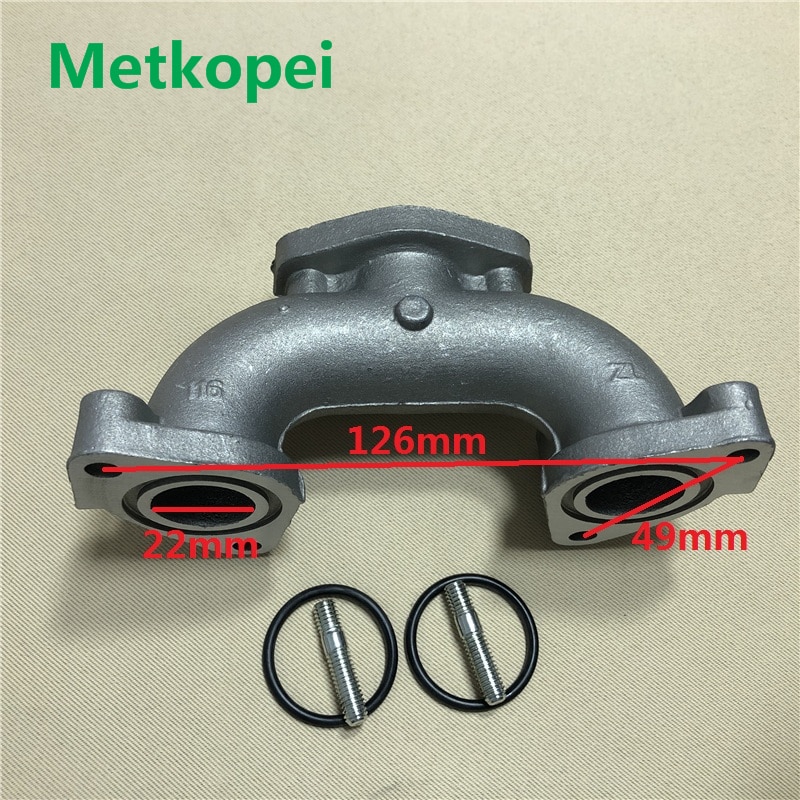 Elerose Motorrad Vergaser-Adapter – Ansaugstutzen Aus Metall/Kunststoff (für CN250 Helix 1987-1998)