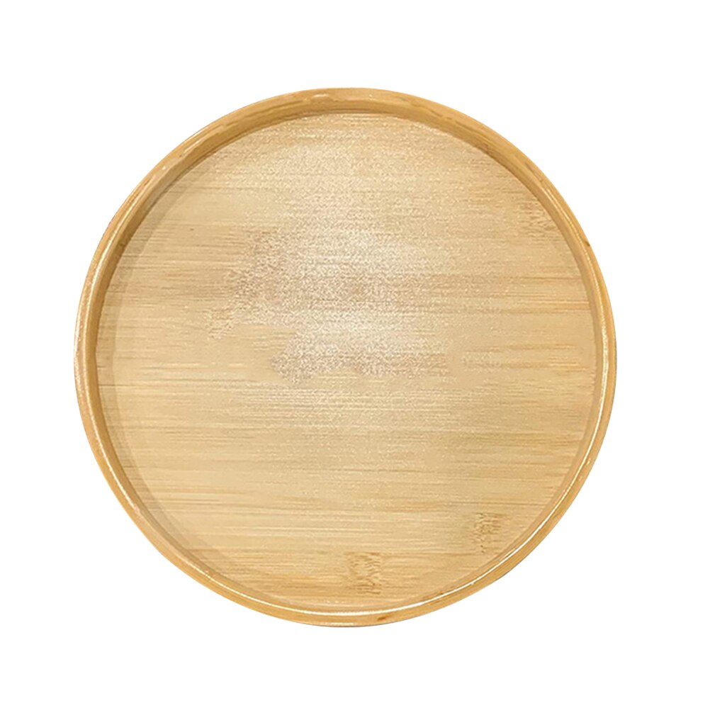Sofa Armrest Tray Table Round Bamboo Tray Foldable Snacks Tray for Sofa Bed Armrest Tray