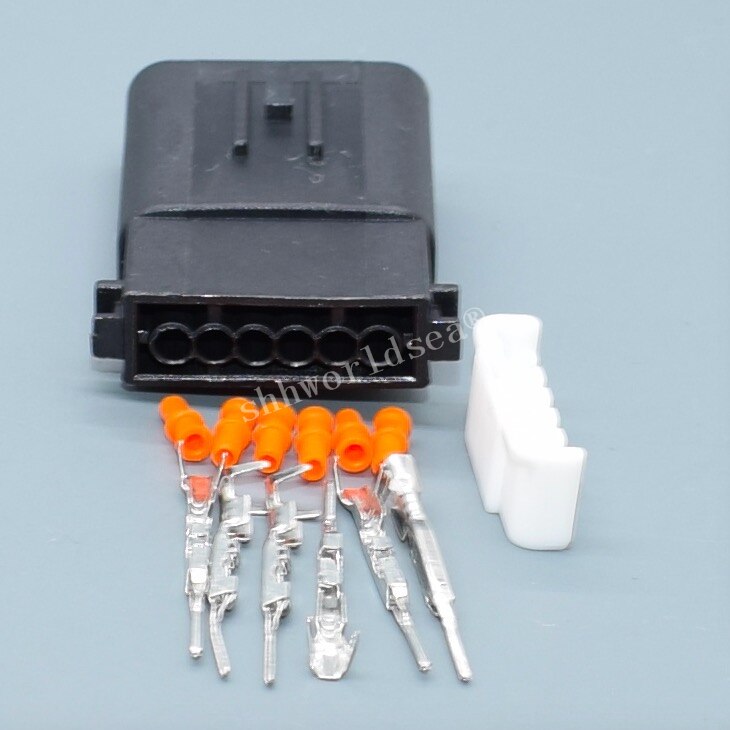 shhworldsea 6 Pin 0.6mm 12303 6189-1083 90980-12303 Auto Accelerator Pedal Sensor Female Connector For Toyota Subaru: 1set male