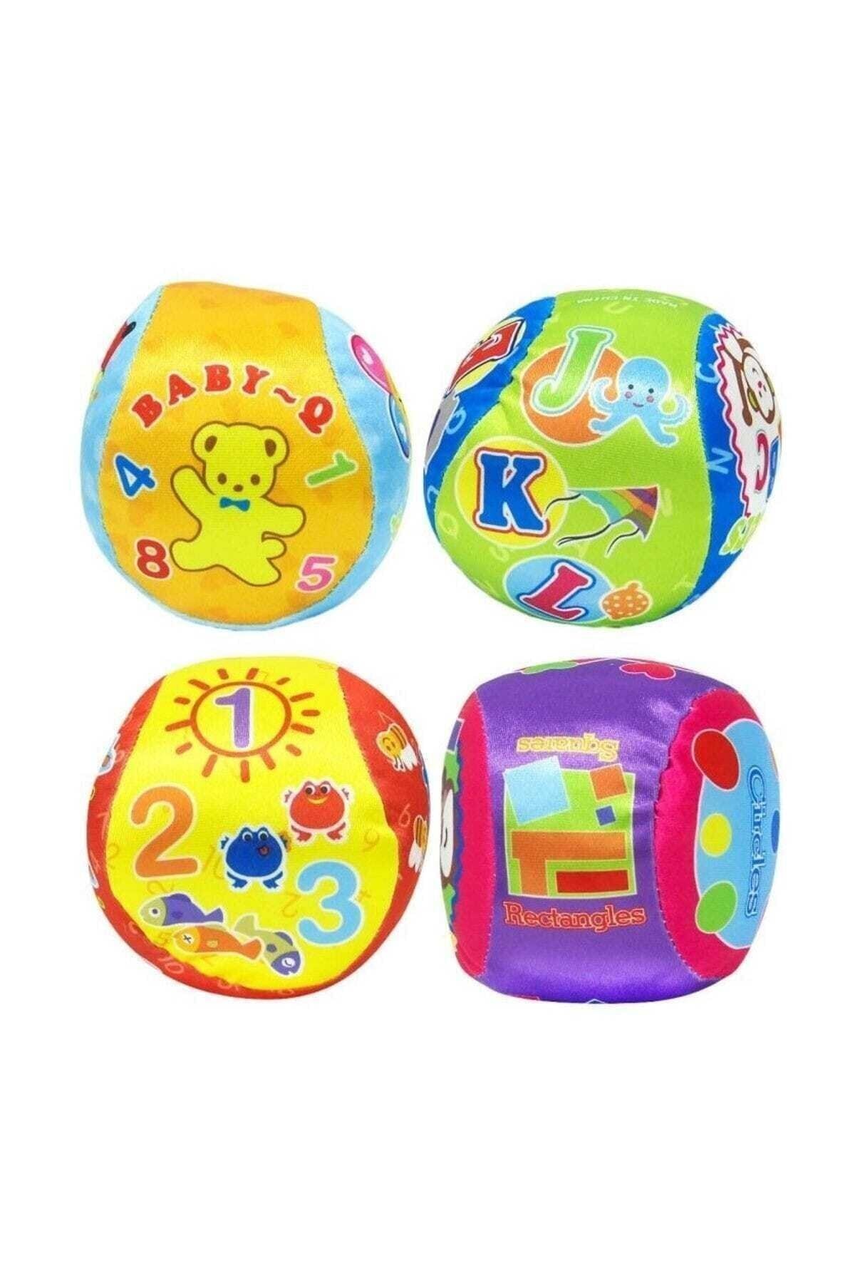 4 pcs Soft Educational Ball