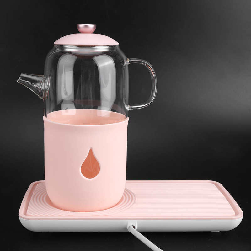 600ml rose bouilloire électrique multi-fonction température constante verre théière prise chinoise 220V