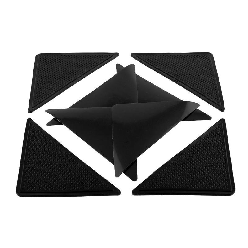 Thuis Vloerkleed Tapijt Mat Grijpers Zelfklevende Anti Slip Herbruikbare Wasbare Siliconen Grip Sticker Pads