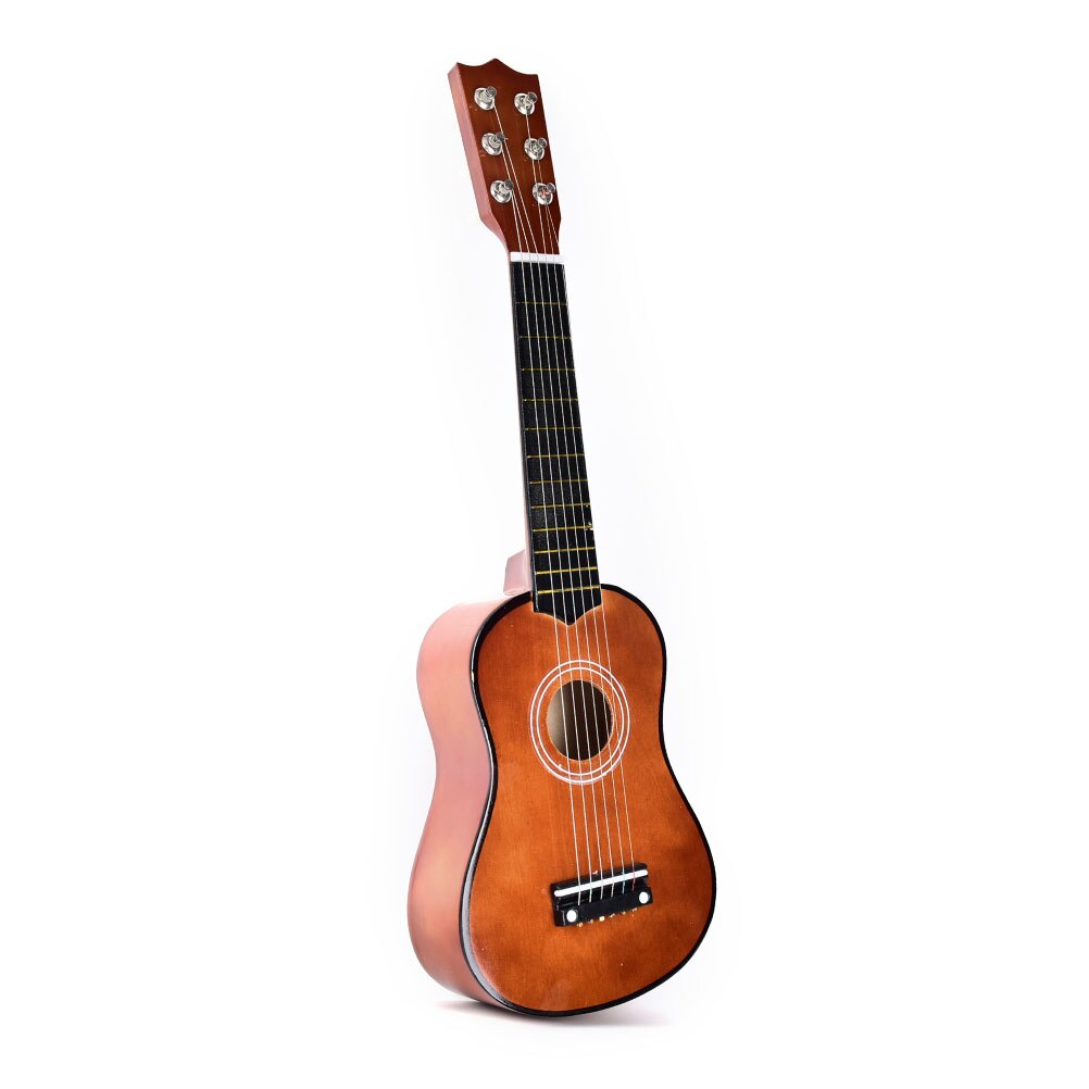 21 ukulele begynder børn hawaiiansk instrument streng guitar streng pick 54 x 17 x 5.5 cm: Chokolade