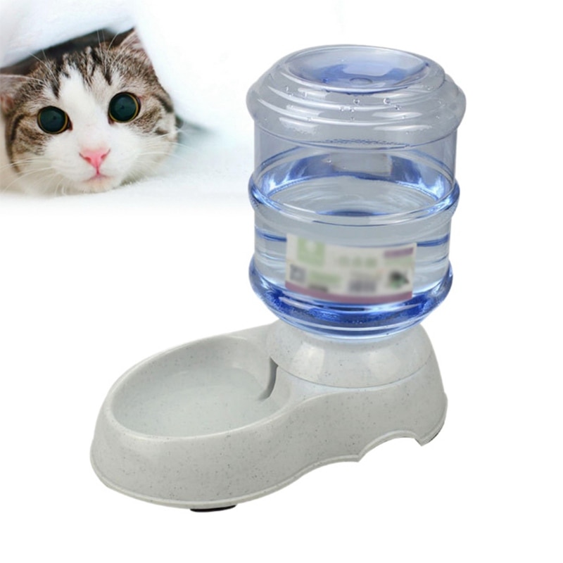 Comedero automático para mascotas, bebedero para gatos y perros, tazón de agua para animales, dispensador de gran capacidad para mascotas, gatos y perros