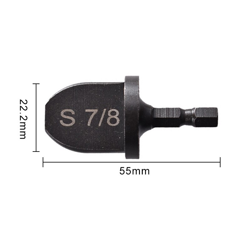 Hex Shank Imperial Tube Pipe Expander Support for Air Conditioner Conditioning Swaging Rotary Tool Set 7/8 3/4 5/8 1/2 3/8 1/4: Hex shank 6