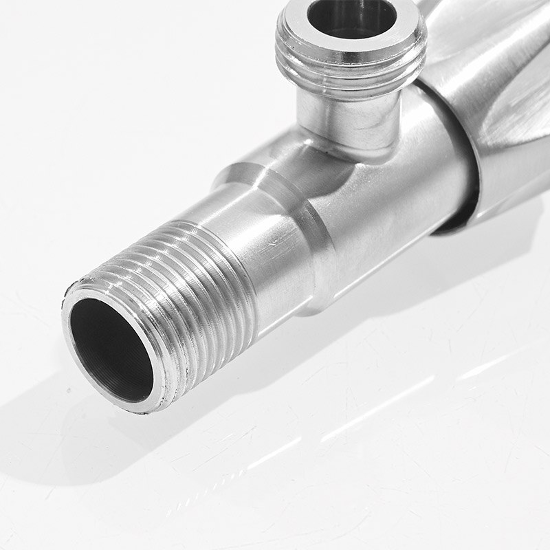 Single Cold Water Triangle Valve USU304 Stainless Steel Filling Valves Ceramic Spool Angle Valve For Toilet kitchen SJF-08-1