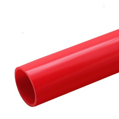 DW Aquarium 50cm SANKING Red Yellow 20mm 25mm 32mm PVC Pipe Water Supply Pipe Irrigation Fish Tank PVC Pipe Water Tube: SANKING Red / Outer Dia.32mm