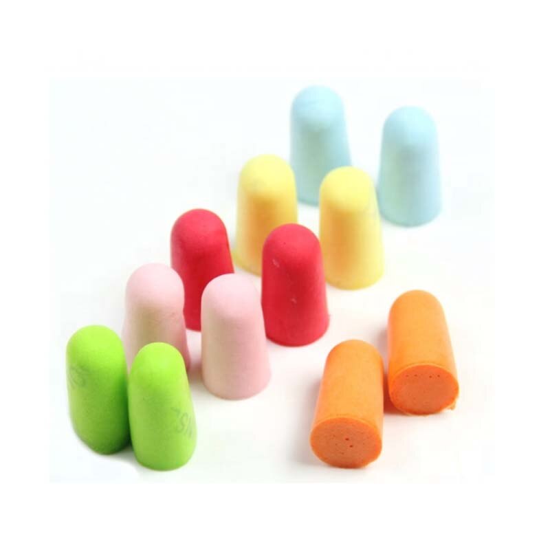 Soundproof Soft Foam Ear Protector Noise Sleep Reduction Norope Earplugs Workplace Safety Protective Earmuffs for Swimming