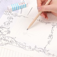 8PCS Kraft Letter Paper Vintage Letterhead Letter Writing Paper Letter Pad Drawing Sketch Pad Stationery