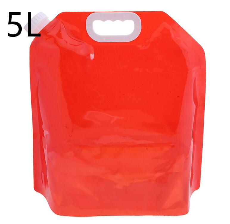 Outdoor Water Zakken Opvouwbare Draagbare Drinken Kamp Koken Picknick Bbq Klimmen Water Container Bag Carrier Auto 5L/10L Water tank