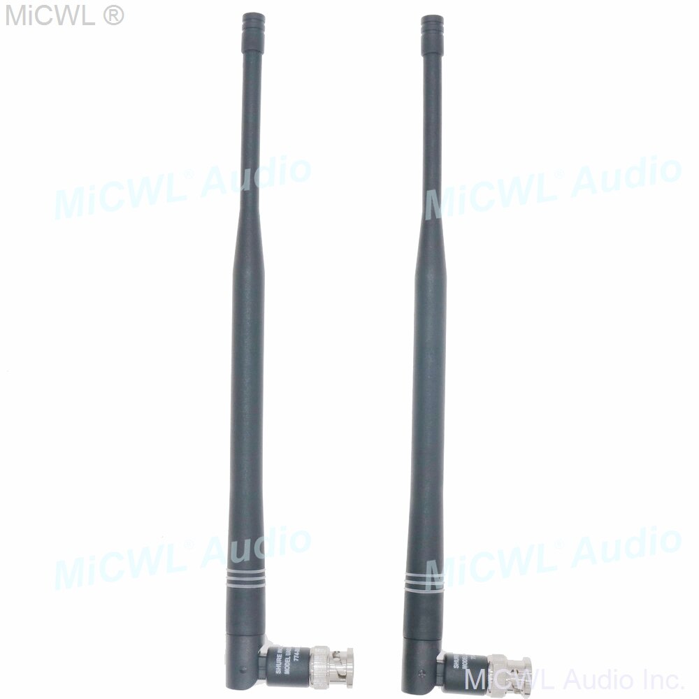 2 Stuks 10.1 "Antenne Antenne Voor Shure Uhf Ulx Slx Ur Ut Pgx UA820 Draadloze Ontvanger 472-542 mhz 542-635Mhz 638-698 Mhz 774-865 Mhz: 774-865MHz