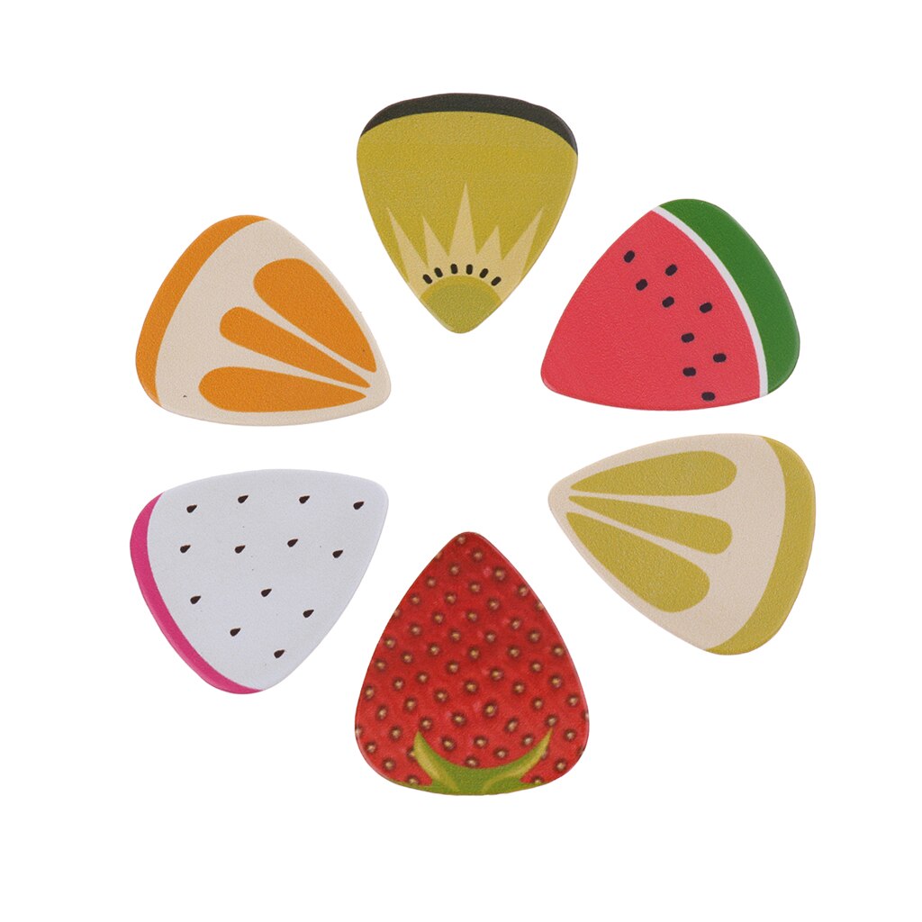 12 Stuks Fruit Celluloid Akoestische Gitaar Plectrum Picks Voor Ukelele Gitaar Onderdelen Leuke Gitaar Onderdelen & Accessoires Meisje Kinderen