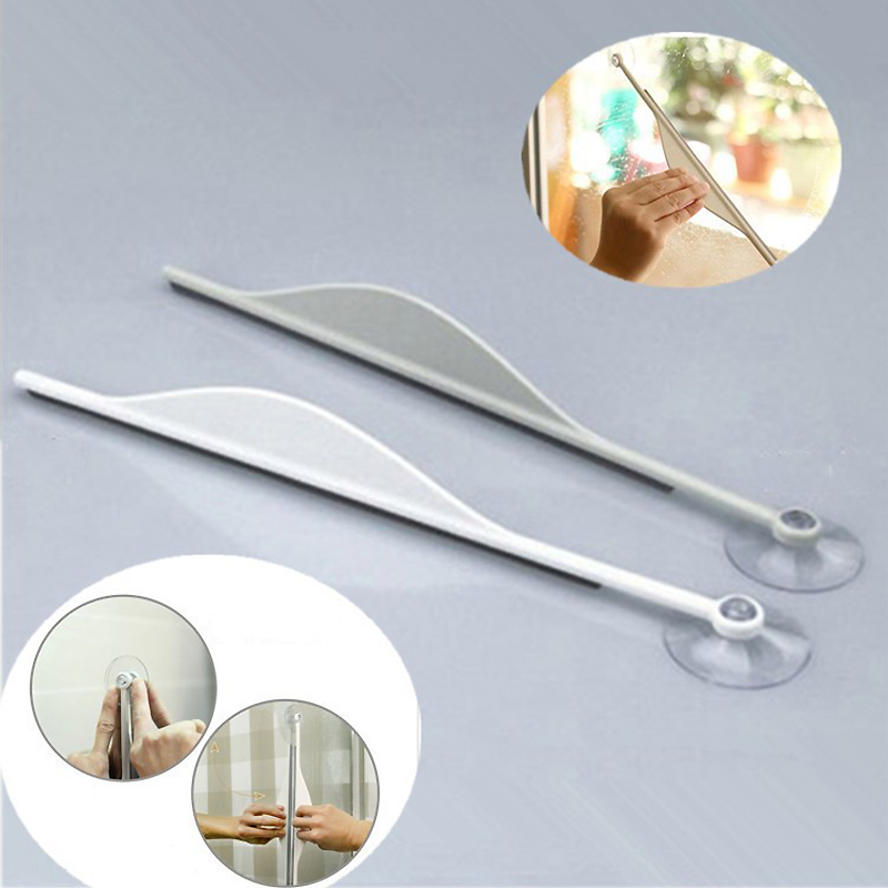 Bathroom Flat Mirror Window Glass Wiper Cleaner Bathroom Steam Wiper Cleaner Squeegee