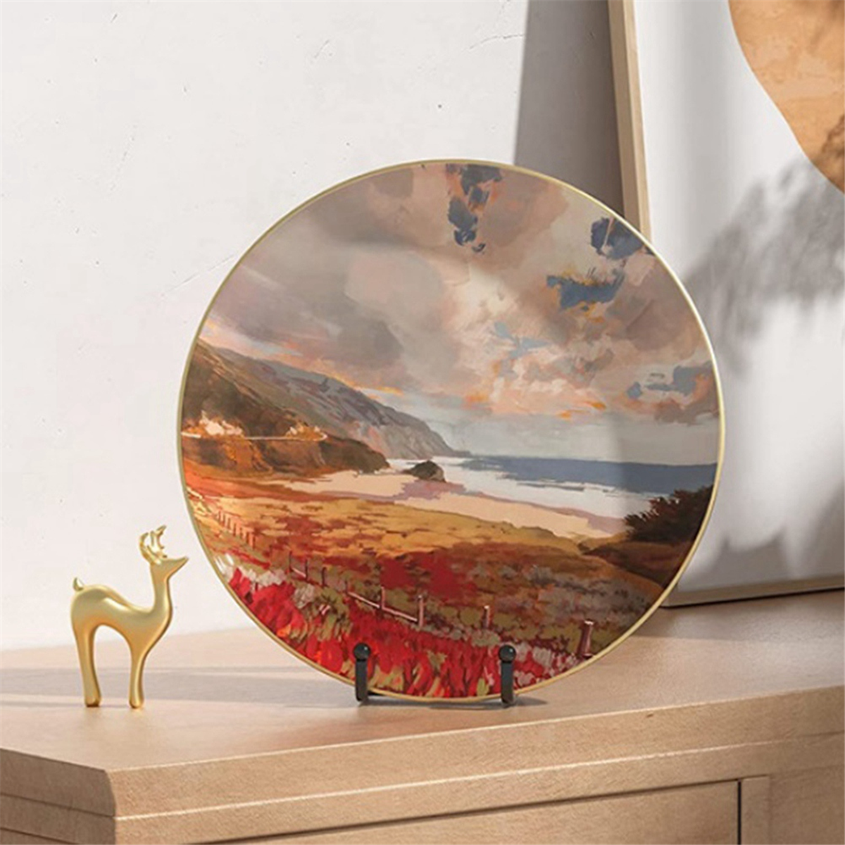 Placa Stands para Exibição, Metal Frame Holder, Stand Picture, Livro Decorativo, Photo Easel, 3"