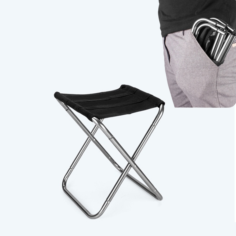 Tragbare Falten Camping Mond Stuhl Hocker Tourist Sitz Stuhl Ultraleicht Aluminium Legierung draussen Picknick Angeln Stuhl Möbel