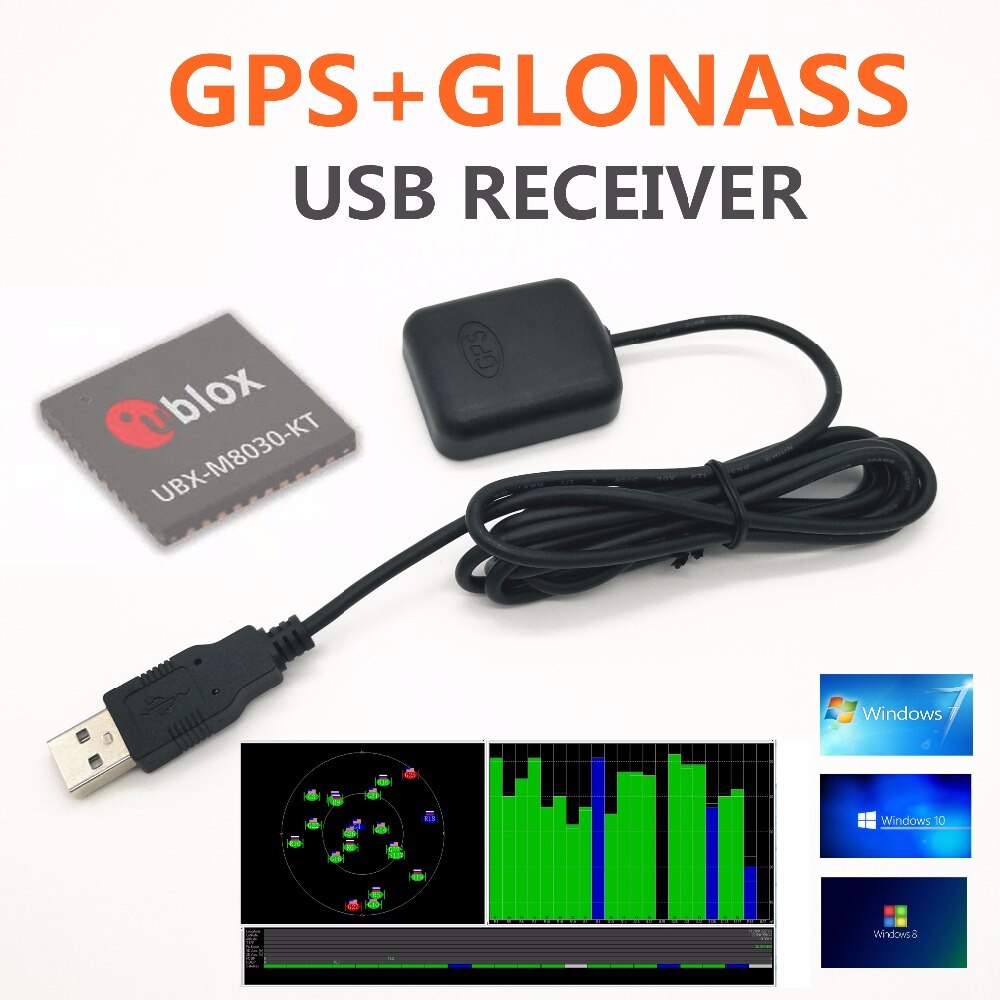 USB GPS receiver GNSS chip USB GPS GLONASS antenna ,G- MOUSE 0183NMEA,replace BU353S4