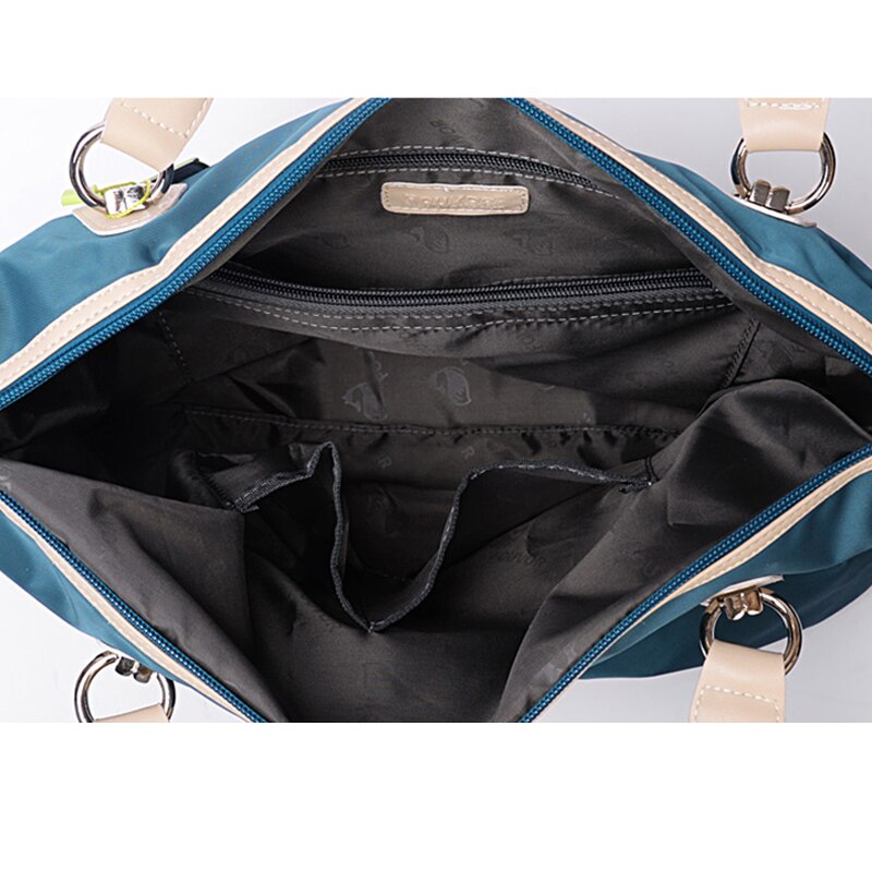 Fouvor damestas met grote capaciteit, ol-stijl damestas, oxford waterdichte tas met rits, casual messenger bag 2611-04a