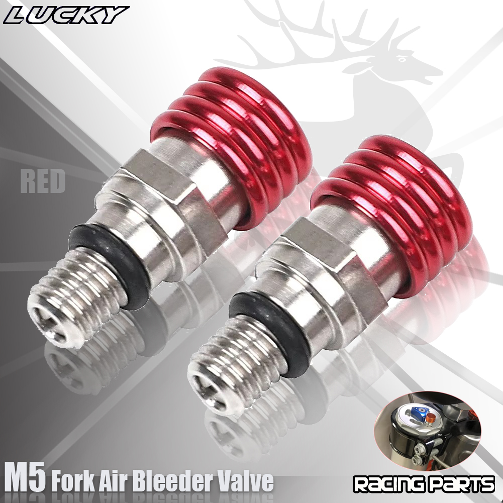 M5 Schraube Gabel Entlüfter Linderung Ventil Für Kawasaki Yamaha CR CRF YZ YZF WRF KX KXF RMZ 80 125 250 450 MX Moto-Cross Enduro: verrotten