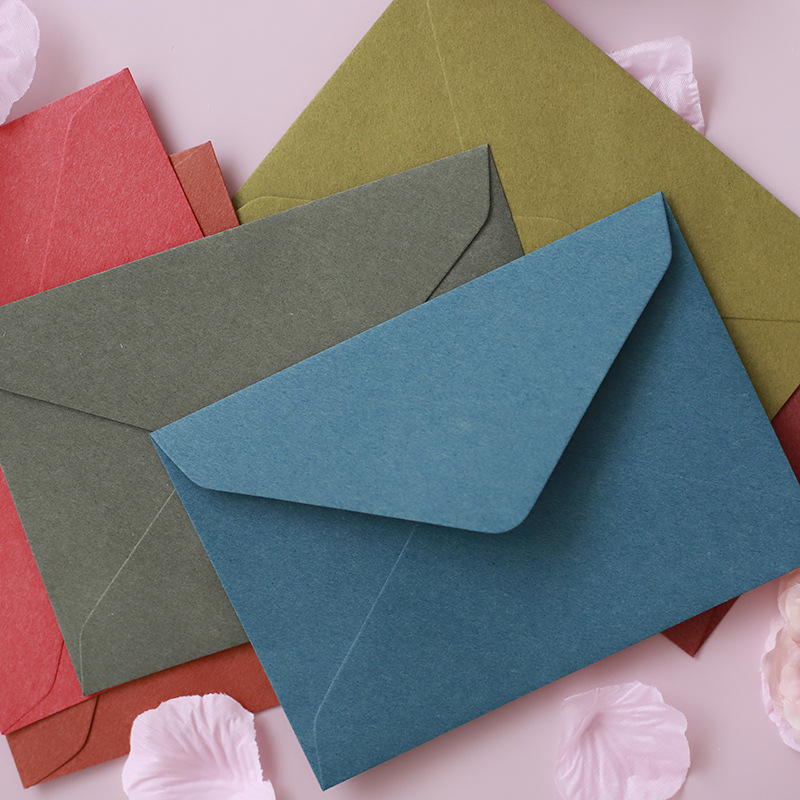 Sobres occidentales con textura de cáñamo en blanco Retro, 20 piezas, tarjetas de felicitación de invitación para de boda, tarjetas de , notas y sobres