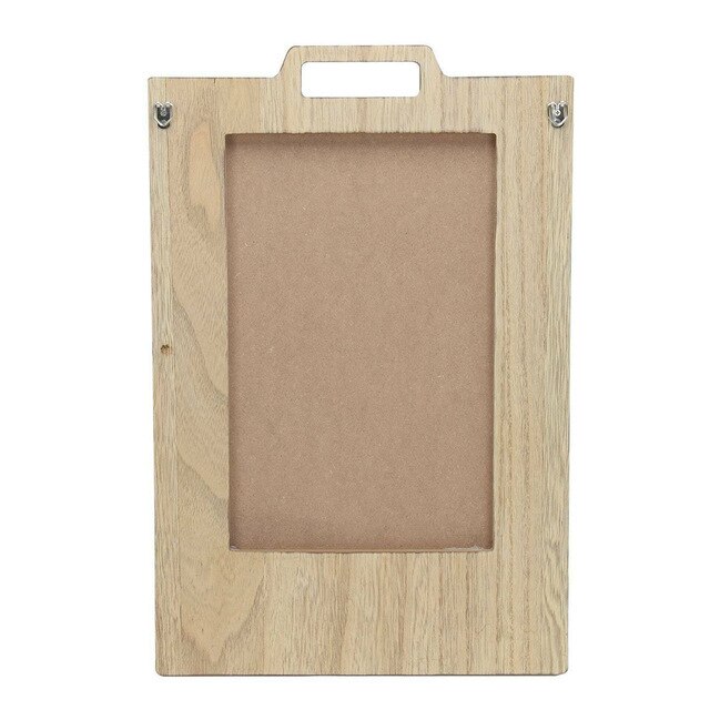 Wall Mounted Whitewashed Wood Chalkboard & Cork Board Rack with Mail Sorter & Key Hooks Retro Memo Reminder message board: Wood