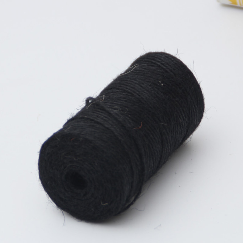 100M Natural Burlap Hessian Jute Twine Cord Hemp Rope Party Wedding Wrapping Cords Thread DIY Scrapbooking Craft Decor