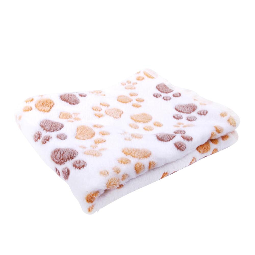 Cat Dog Claw Print Towel Pet Cat Towel Rug Sleeping Warm Towel Blanket Pet Shower Towel Coral fleece Blanket anti-skid Absorbent