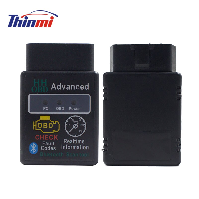Obd2 2 obd2 elm327 v1.5 bluetooth can bus check engine outil de diagnostic automatique pour voiture adaptateur d'interface pour pc android: Default Title
