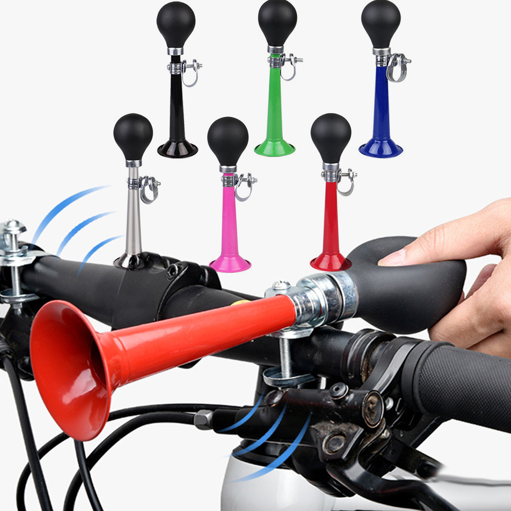Bugle Horn Retro Clown Horn Bike Horn Classical Vintage Metal Loudspeaker Bike Air Horn For Vehicles Bicycles Non-Electronic