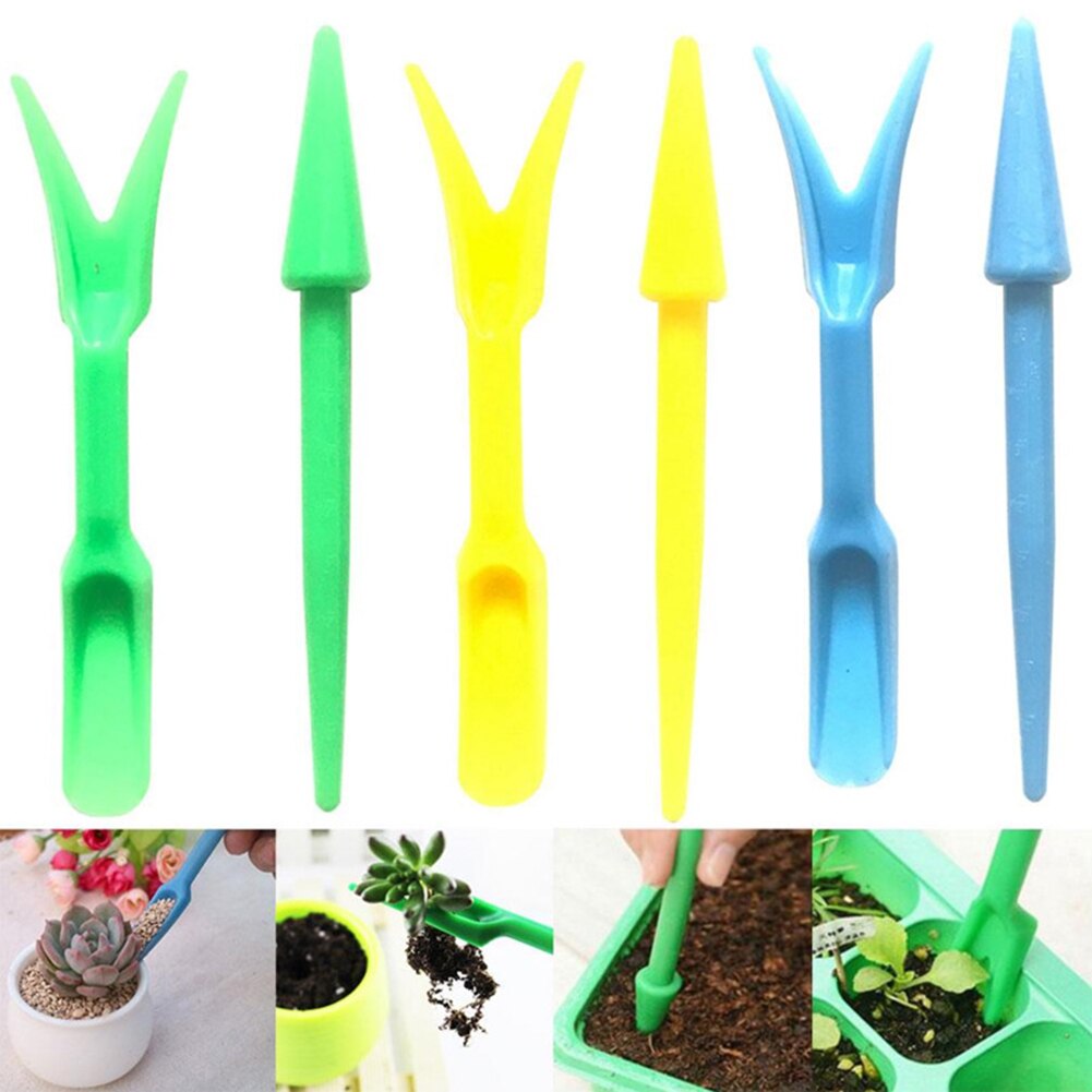 Transplanting Seedling Planting Tool Garden Lifter Planter Succulent Bonsai Fertilizer Digging Drilling Apparatus Seedling DIY